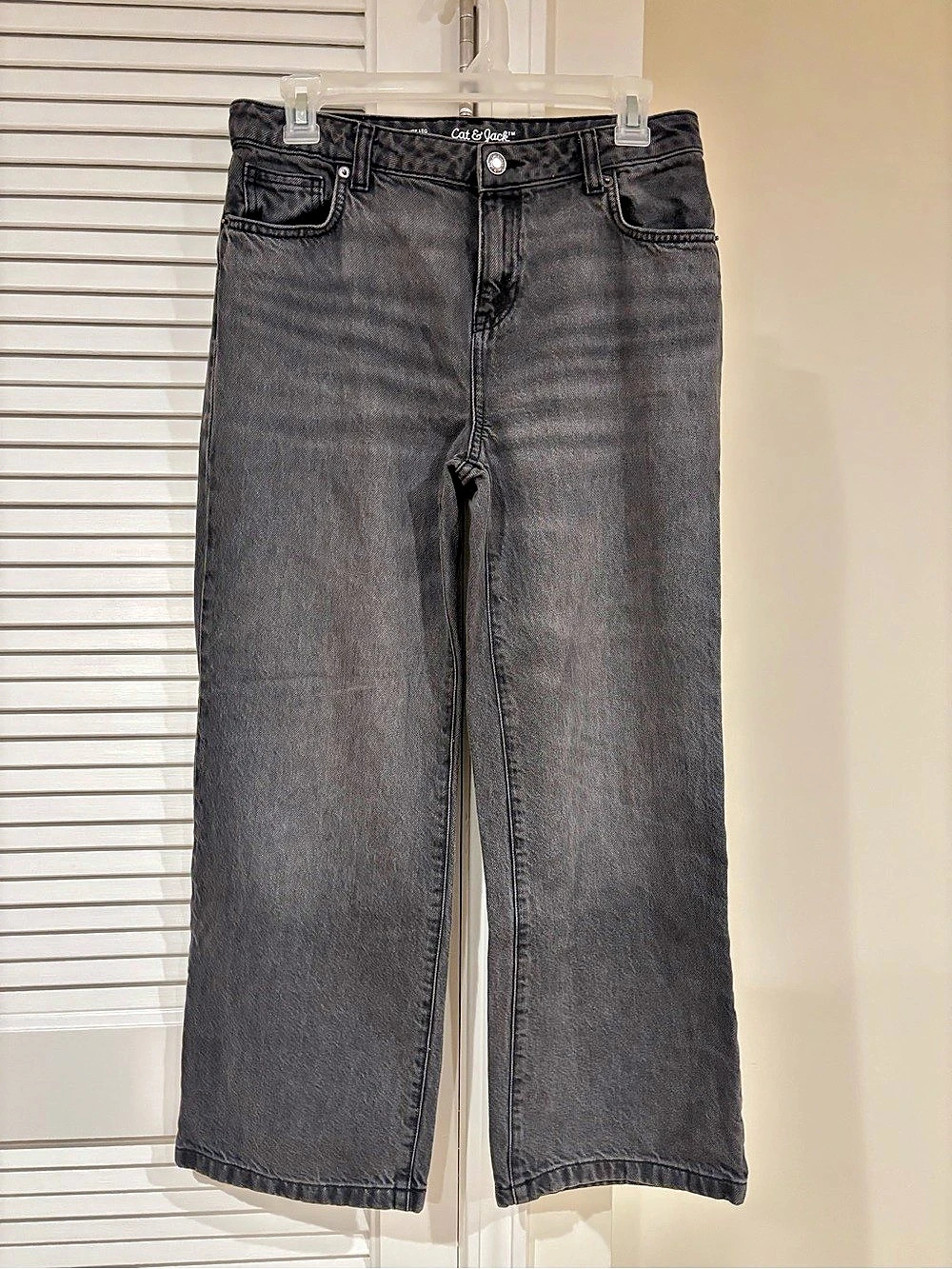 Cat & Jack Black Wide Leg Jeans